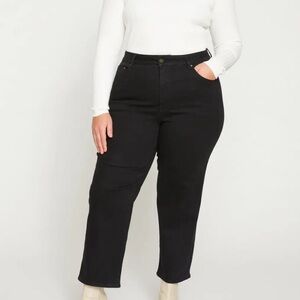 Universal Standard Donna High Rise Curve Straight Leg
Jeans 27in black size 16
